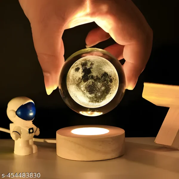 3D Moon Crystal Ball Night Lamp
